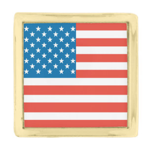 United States Gold Finish Lapel Pin