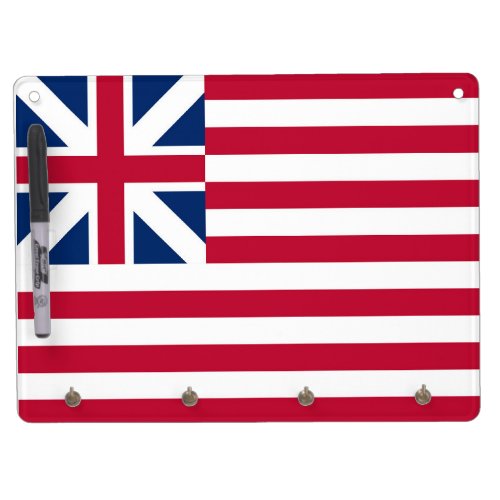 United States Grand Union Flag Dry Erase Board With Keychain Holder