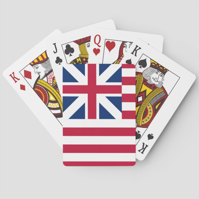 United States Grand Union Flag Poker Cards (Back)