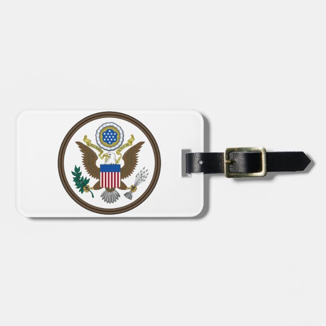 United States Great Seal Luggage Tag (Front Horizontal)