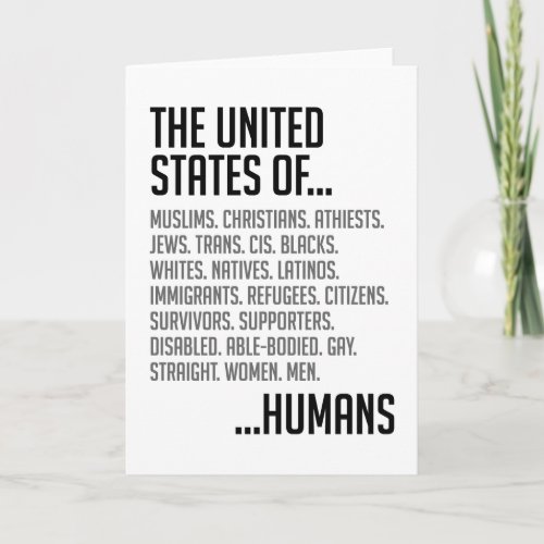 United States Greeting Card