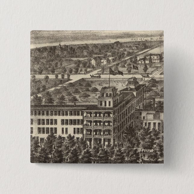 United States Hotel, Atlantic City, NJ Button (Front)