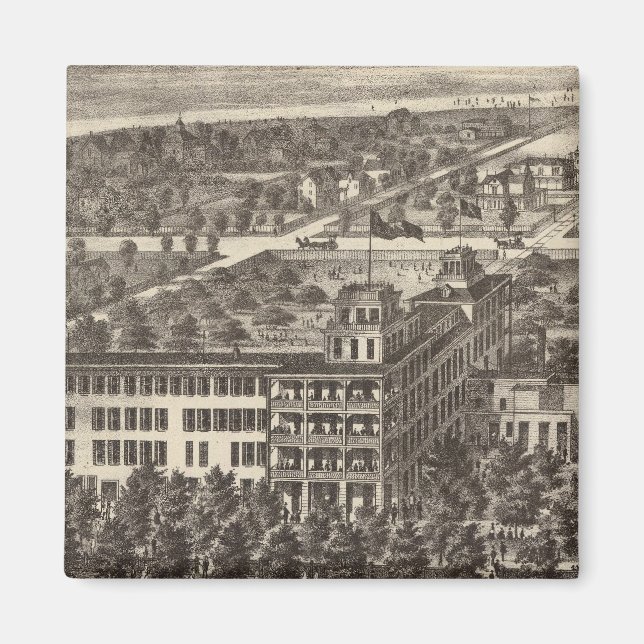 United States Hotel, Atlantic City, NJ Magnet (Front)