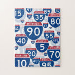 United States Interstate Highway Signs Jigsaw Puzzle