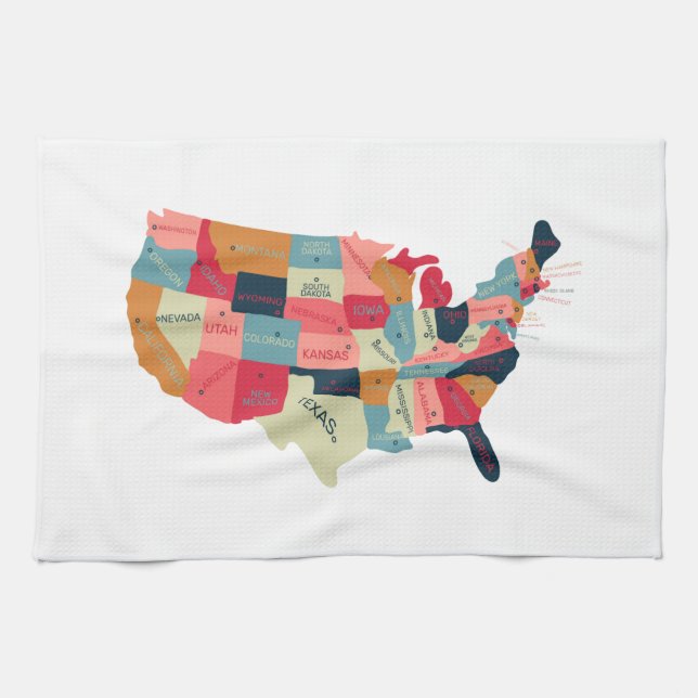 United States Kitchen Towel (Horizontal)