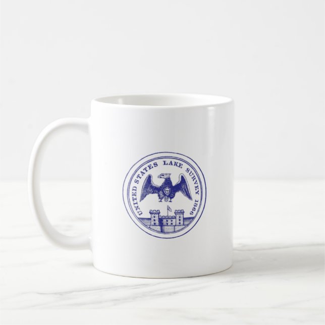 United States Lake Survey 1866 Mug (Left)