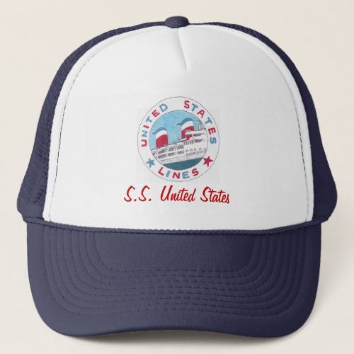 United States Lines _ SS United States hat