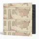 United States lithographed maps 3 Ring Binder | Zazzle