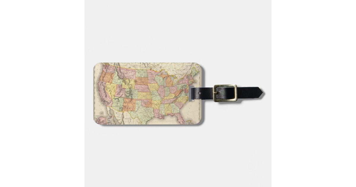 United States. Luggage Tag Zazzle