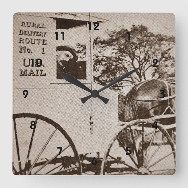 United States Mail Wall Clock (Front)