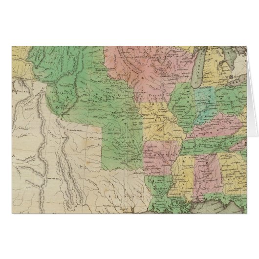 United States Map 2 Cards (Front Horizontal)