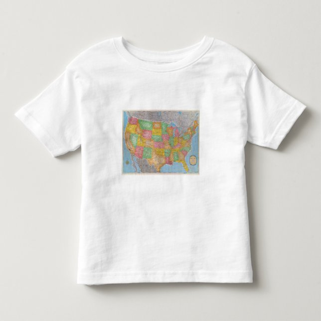 United States Map 3 Toddler T-shirt (Front)