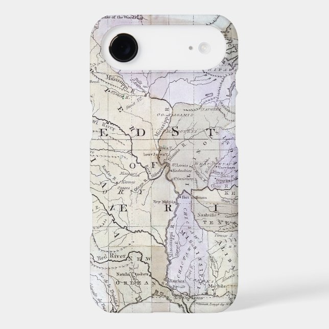UNITED STATES MAP, c1812 Case-Mate Samsung Galaxy Case (Back)