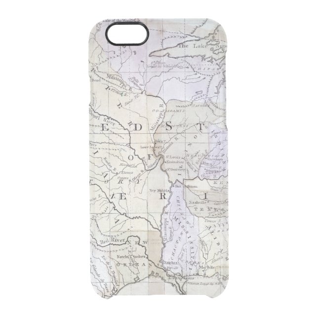 UNITED STATES MAP, c1812 Uncommon iPhone Case (Back)