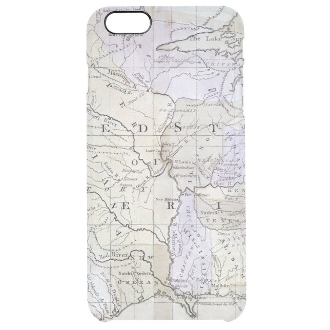 UNITED STATES MAP, c1812 Uncommon iPhone Case (Back)
