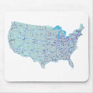 United States Map Mousepad