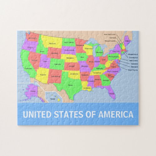 United States Map Photo Puzzle