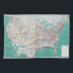United States Map Towel<br><div class="desc">United States Map</div>