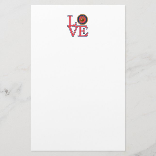 United States Marine Corps Love Stationery (Front)