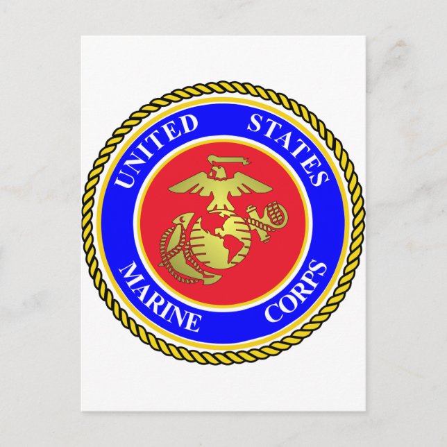 United States Marine Corps Postcard (Front)