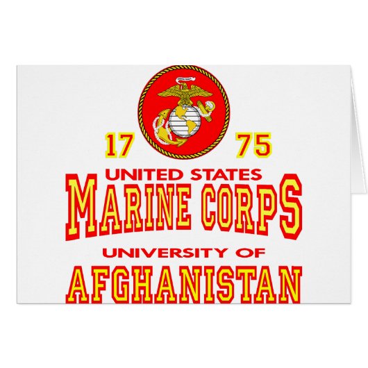 United States Marine Corps University Afghanistan (Front Horizontal)