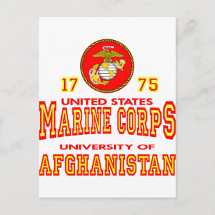 United States Marine Corps University Afghanistan Postcard