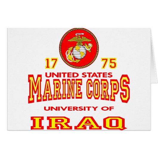United States Marine Corps University Of Iraq (Front Horizontal)