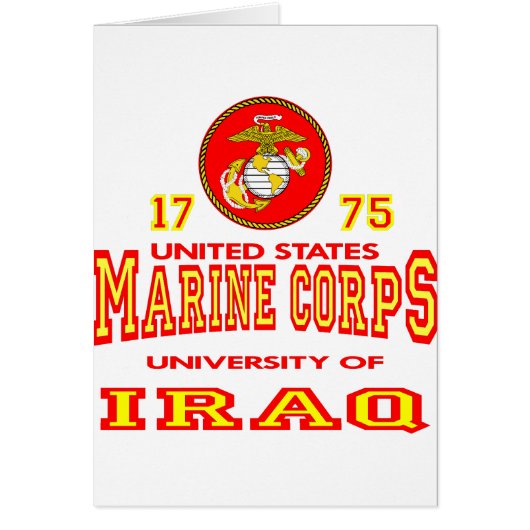 United States Marine Corps University Of Iraq (Front)