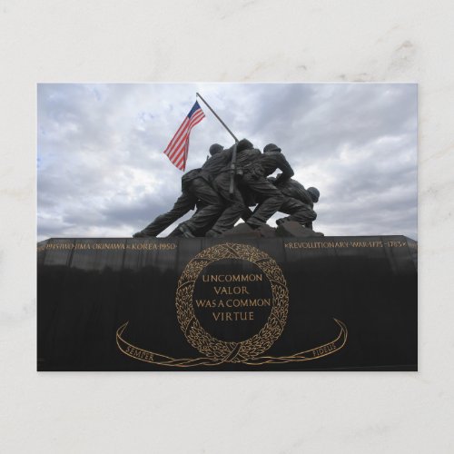 United States Marine Corps War Memorial Postcard