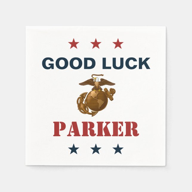 United States Marines | Marine Corps Seal 1 Napkins (Front)