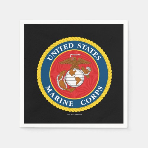 United States Marines  Marine Corps Seal 1 Napkins