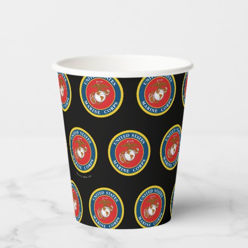 United States Marines  Marine Corps Seal 1 Paper Cups