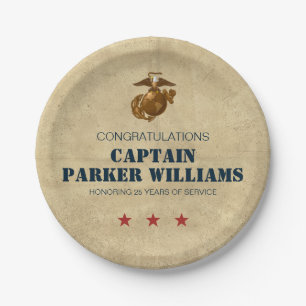 United States Marines   Marine Corps Seal 1 Paper Plates