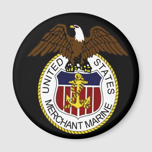 United States Merchant Marine Seal Sailors 2 Inch Round Magnet | Zazzle