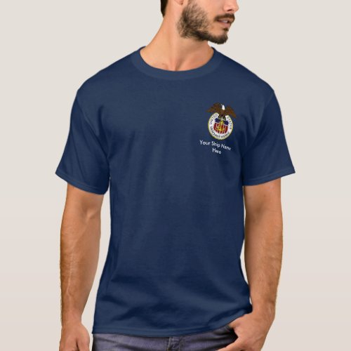 United States Merchant Marine Seal Sailors T_Shirt