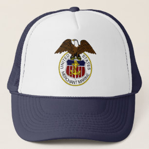 United States Merchant Marine Seal Sailors Trucker Hat
