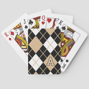 United States Military Academy Argyle Pattern Poker Cards