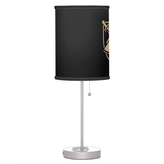 United States Military Academy Carbon Fiber Table Lamp (Left)