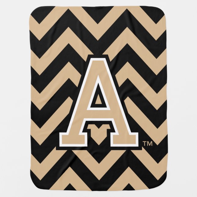 United States Military Academy Chevron Baby Blanket (Front)