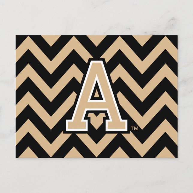 United States Military Academy Chevron Invitation Postcard (Front)