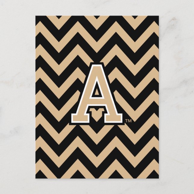 United States Military Academy Chevron Invitation Postcard (Front)
