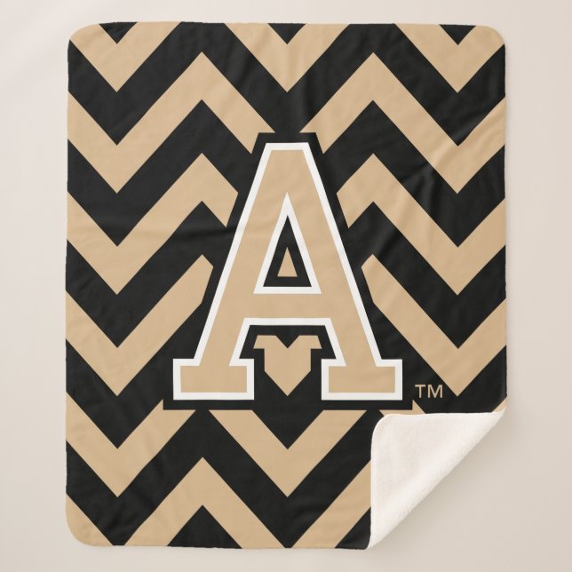 United States Military Academy Chevron Sherpa Blanket (Front)