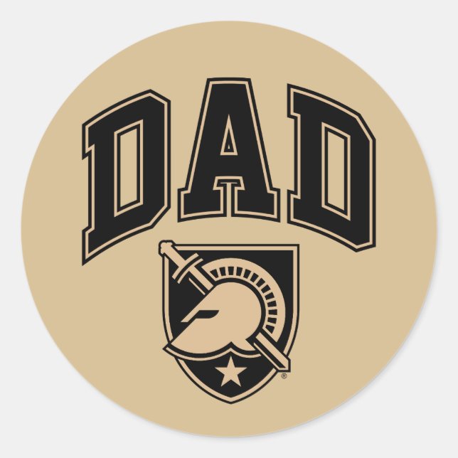 United States Military Academy Dad Classic Round Sticker (Front)