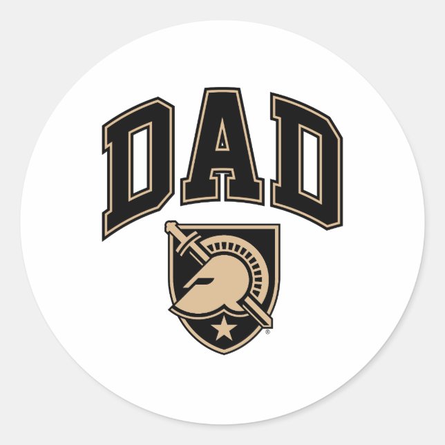 United States Military Academy Dad Classic Round Sticker (Front)