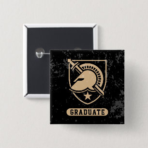 United States Military Academy Distressed Graduate Button