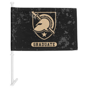 United States Military Academy Distressed Graduate Car Flag