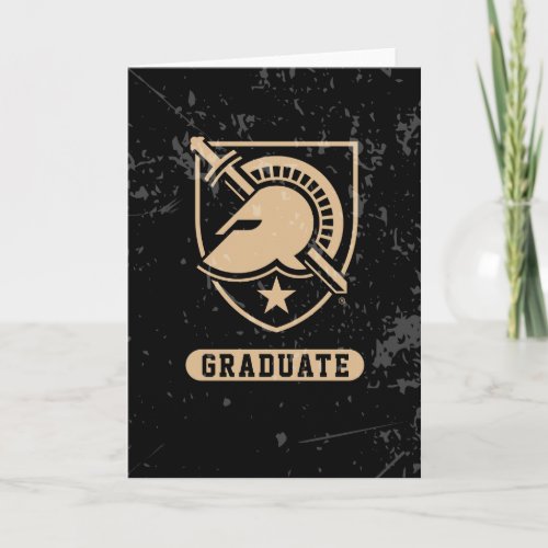 United States Military Academy Distressed Graduate Card