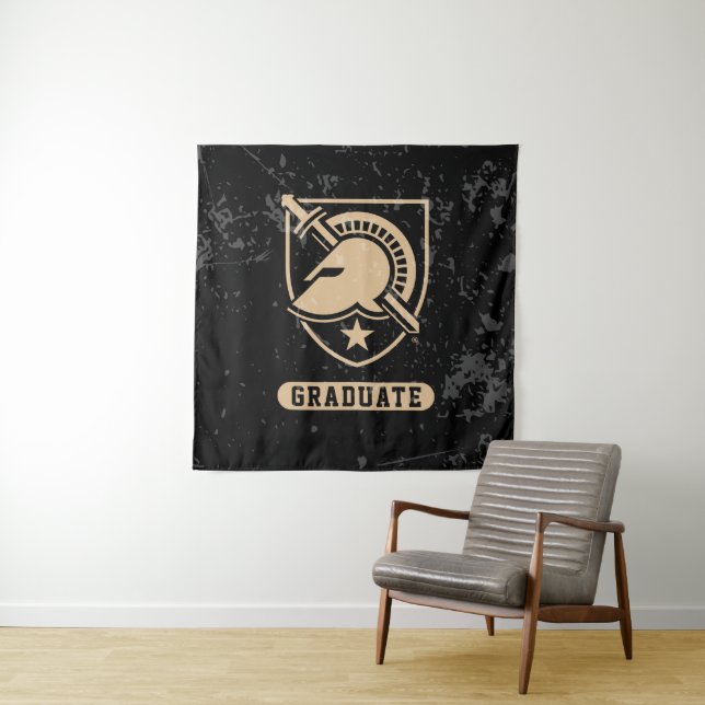 United States Military Academy Distressed Graduate Tapestry (In Situ)
