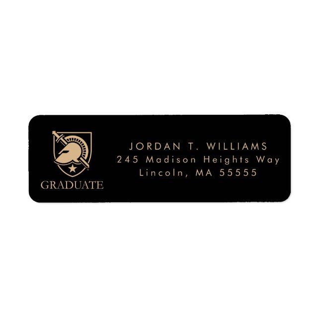 United States Military Academy Graduate Label (Front)