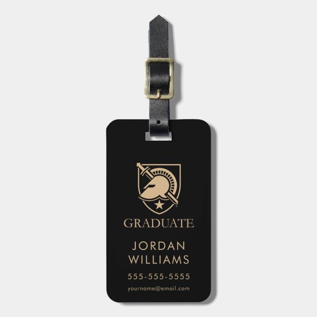 United States Military Academy Graduate Luggage Tag (Front Vertical)